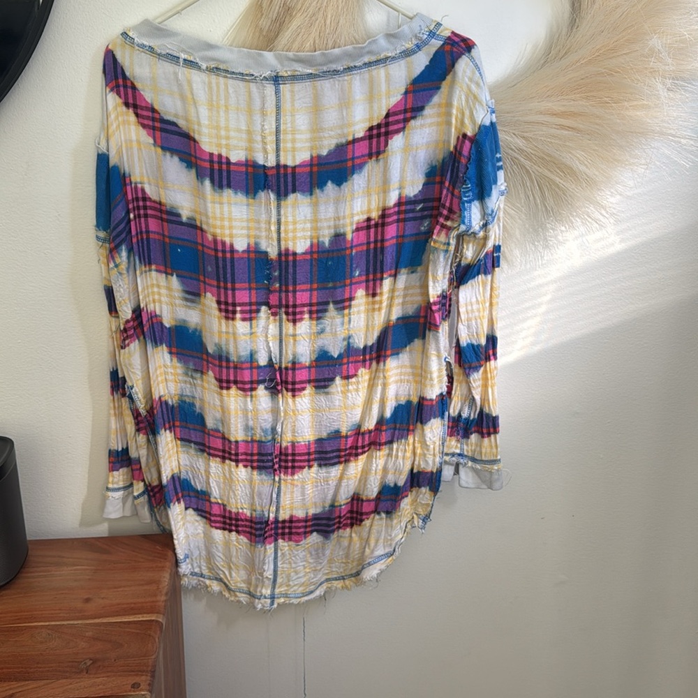 Free People Intimately Fresh In Flannel Pullover - Picture 6 of 8